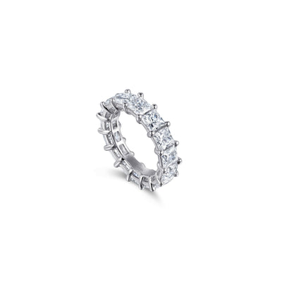 Gabriel 14K White Gold 7.50ctw Eternity Band Model