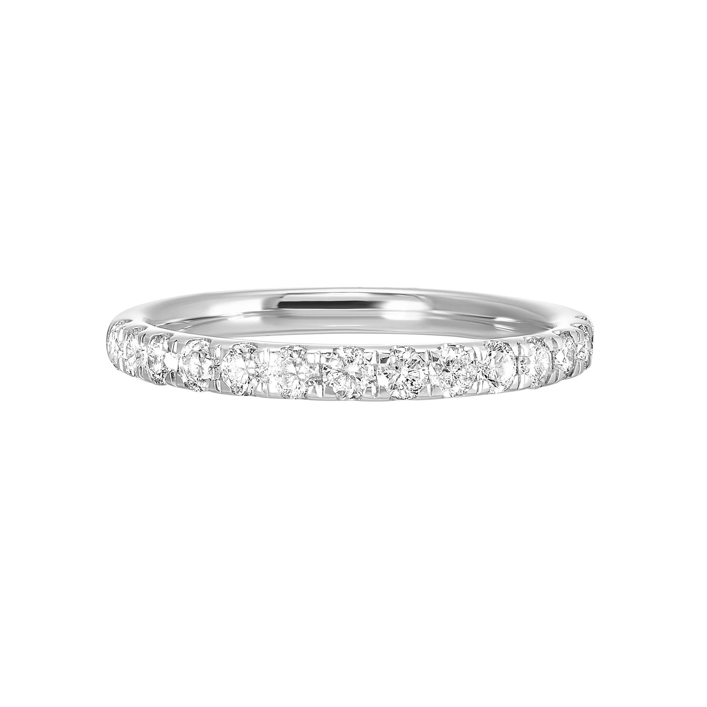 Thollot - Colorado Cut 14K White Gold .50ctw Diamond Wedding Band