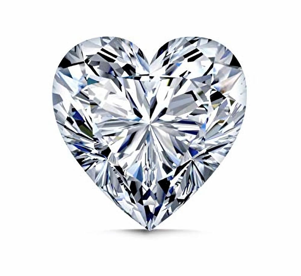 0.74ct I1 J Heart Diamond