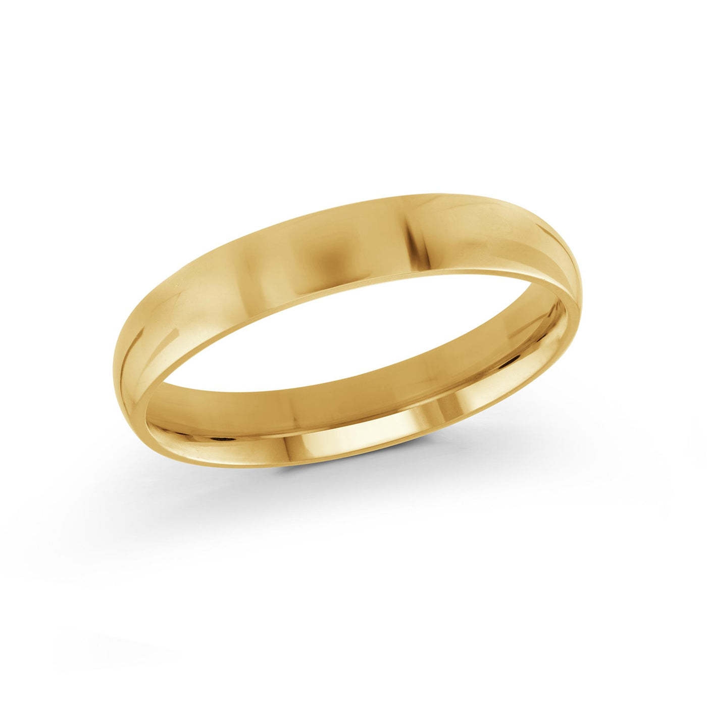 Malo 14K Yellow Gold 4mm Domed Wedding Band