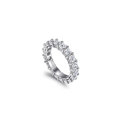 Gabriel 14K White Gold 4.50ctw Eternity Band Model