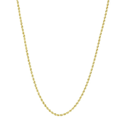 10K Yellow Gold 3mm 22" Rope Chain