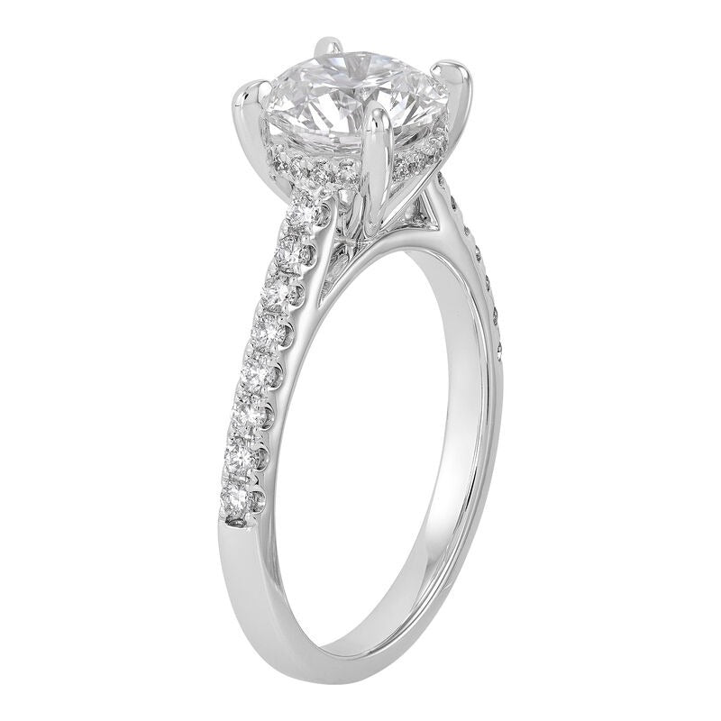 Armadani 14K White Gold 2.33ctw 4 Prong Lab Grown Diamond Engagement Ring