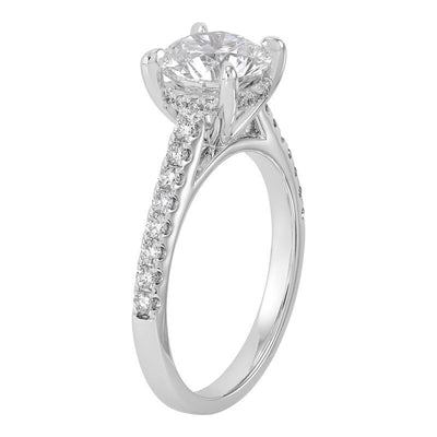 Armadani 14K White Gold 2.33ctw 4 Prong Lab Grown Diamond Engagement Ring