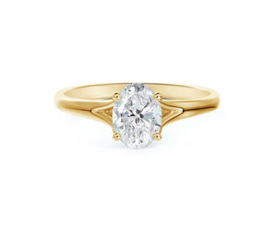 14K Yellow Gold 0.70ct 4 Prong Forevermark Diamond Engagement Ring