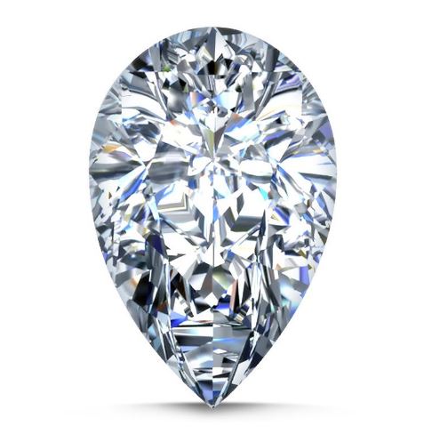 2.02ct VVS2 D Pear Lab Grown Diamond