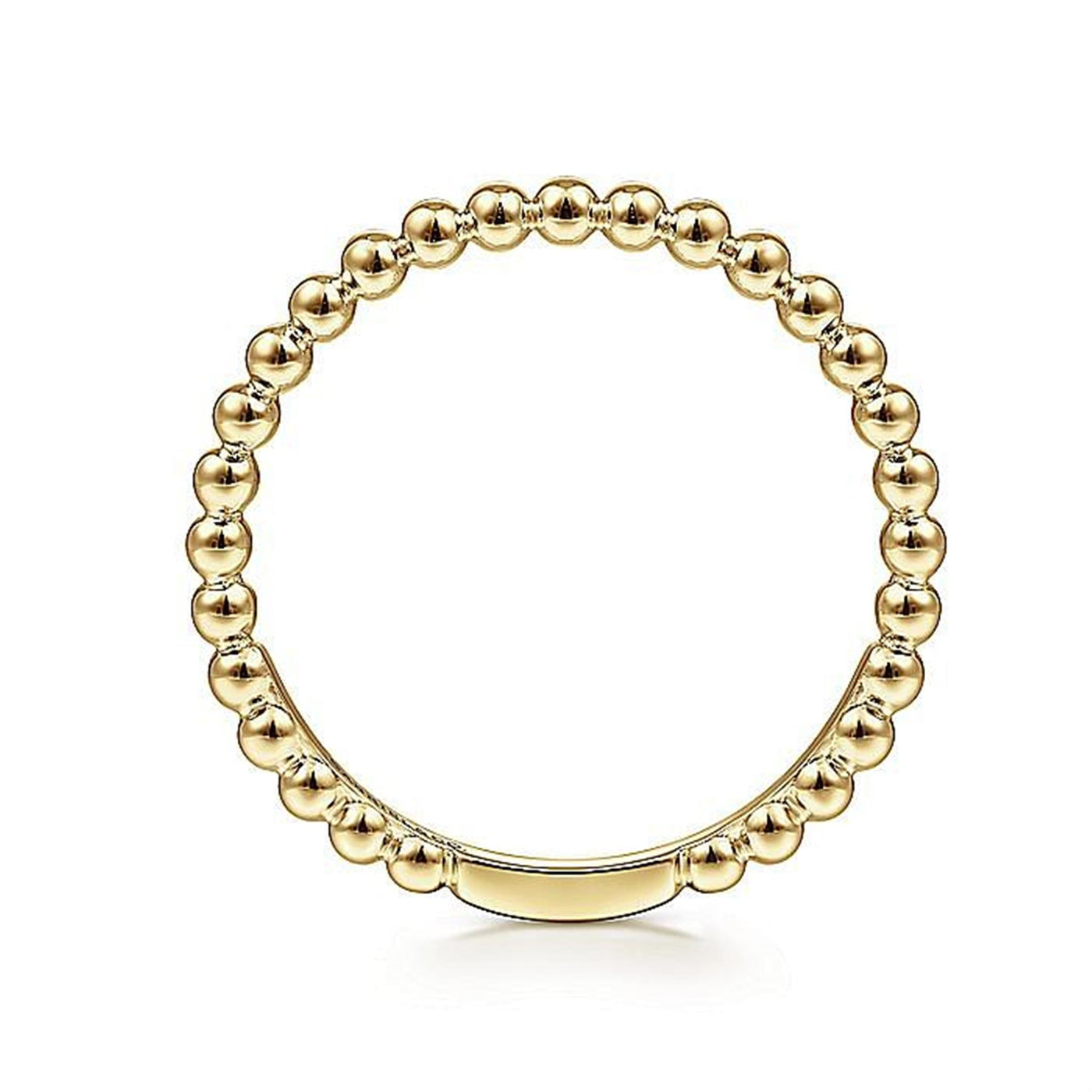 Gabriel 14K Yellow Gold Stackable Bujukan Style Ring