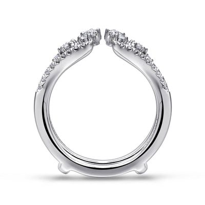 Gabriel 14K White Gold 0.75ctw Diamond Ring Guard