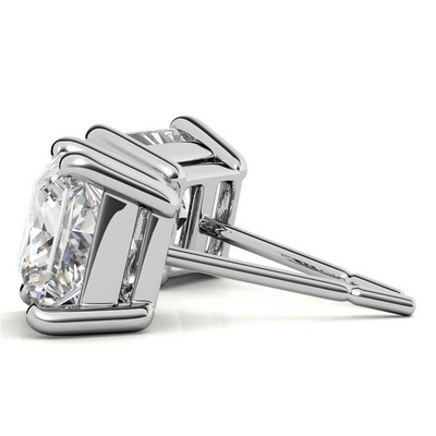 14K White Gold Diamond Stud Earrings