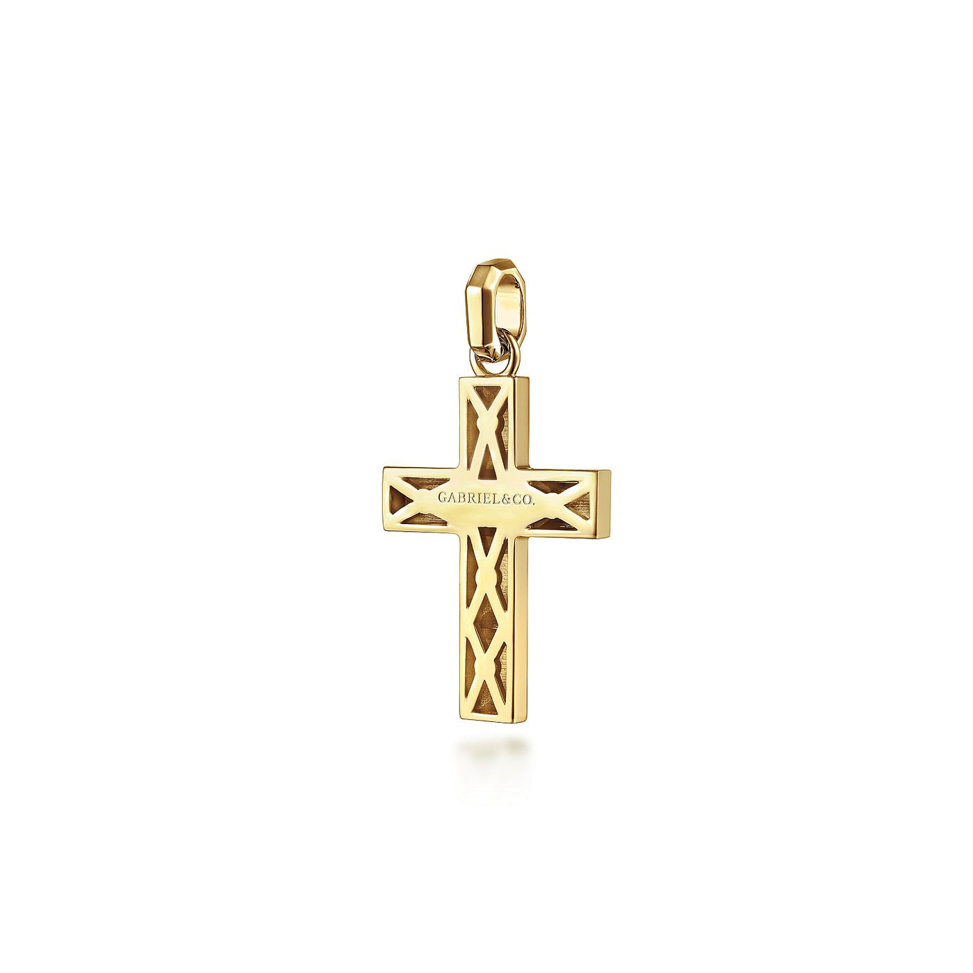 Gabriel 14K Yellow Gold Faith Inspired Sentiment Charm