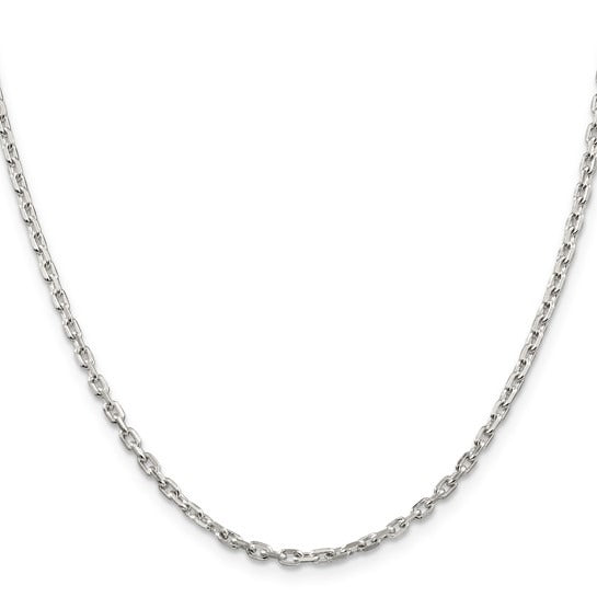 Sterling Silver 2.3mm 18" Cable Link Chain