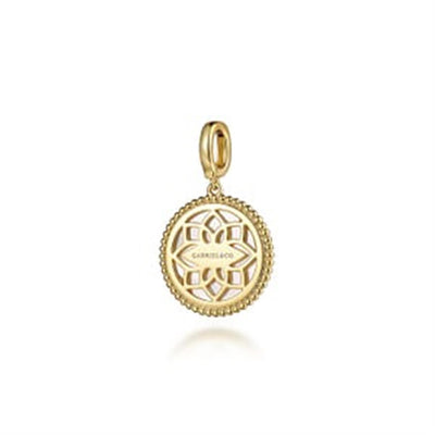 Gabriel 14K Yellow Gold Medallion