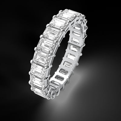 Platinum 4.50ctw Diamond Eternity Band