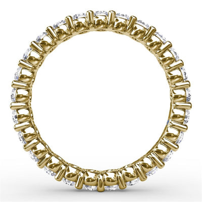 14K Yellow Gold 1.25ctw Diamond Eternity Band 
Featuring a Polished Finish