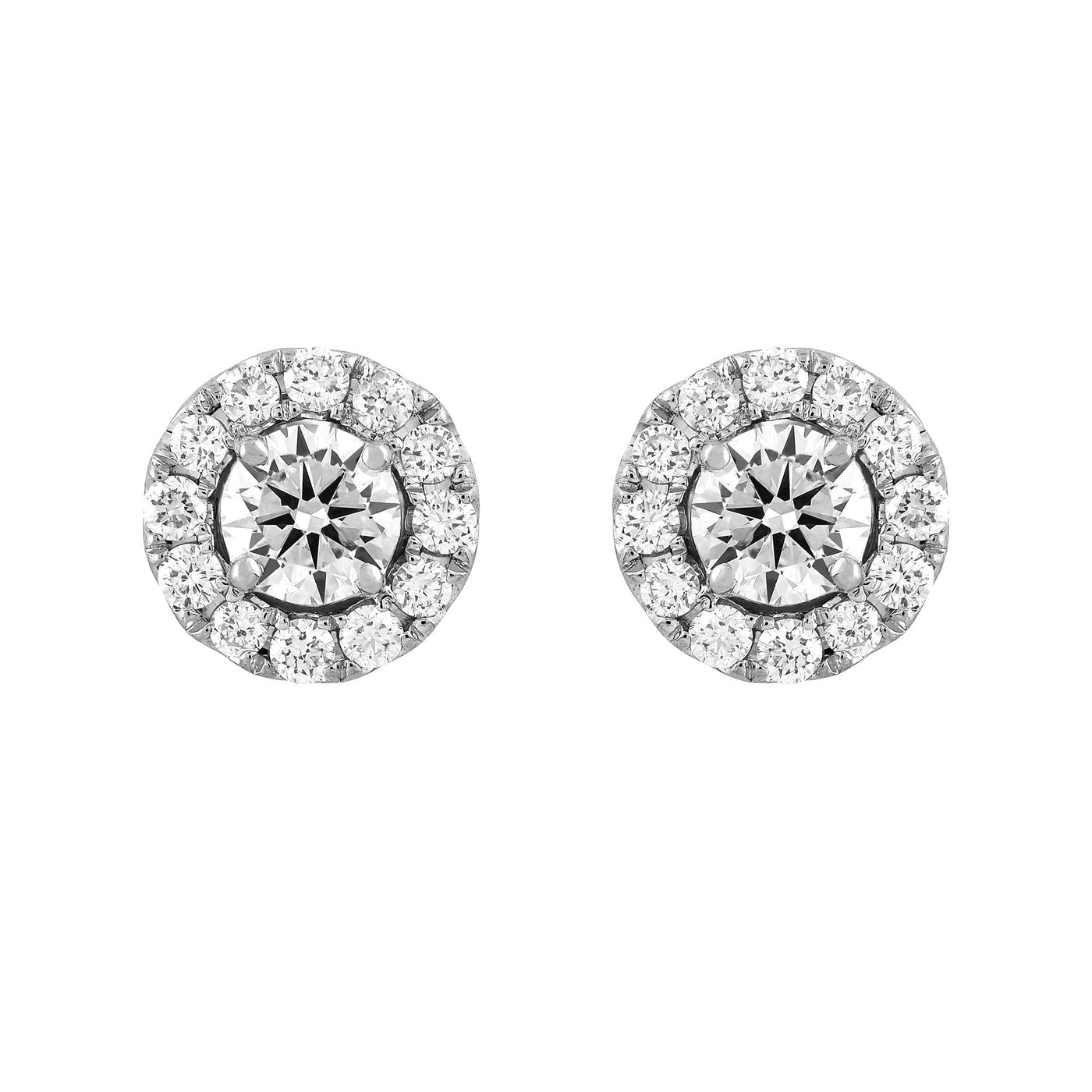 Armadani 14K White Gold 1.00ctw Stud Style Lab Grown Diamond Earrings