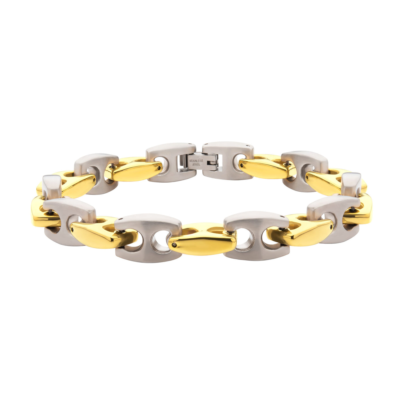 Inox 18K Gold IP Stainless Steel Bracelet