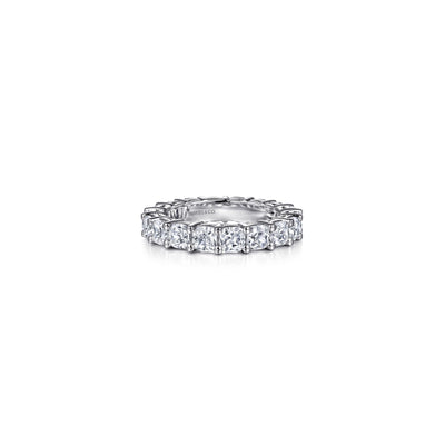 Gabriel 14K White Gold 4.50ctw Eternity Band Model