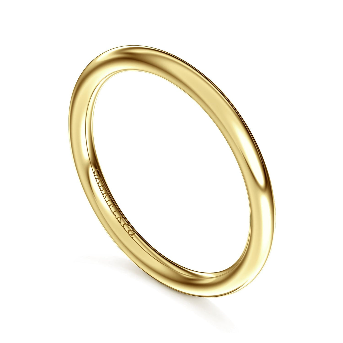 Gabriel 14K Yellow Gold Stackable Stackable Style Ring