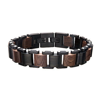 Inox Black Oxidized Steel Bracelet