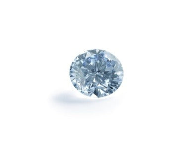 2.00ct VS1 Blue Round Lab Grown Diamond by LIGHTBOX