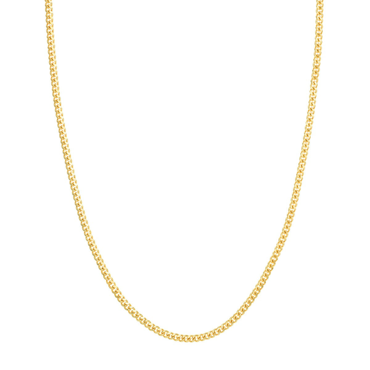 10K Yellow Gold 3.2mm 20" Miami Cuban Chain