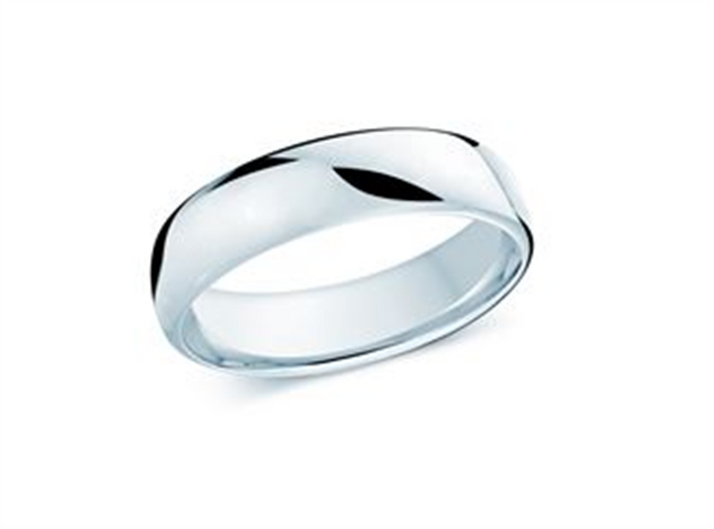 Malo Platinum 4mm Domed Wedding Band