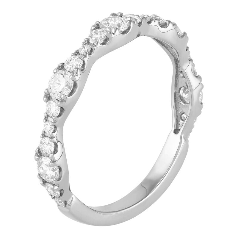 Armadani 14K White Gold 0.75ctw Lab Grown Diamond Wedding Band