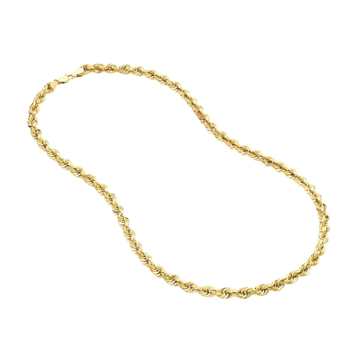 10K Yellow Gold 4.7mm 20" Rope Chain