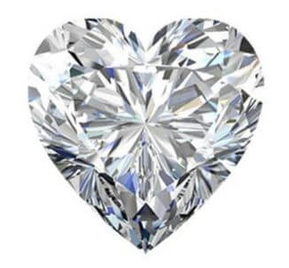 1.02ct SI2 I Heart Diamond