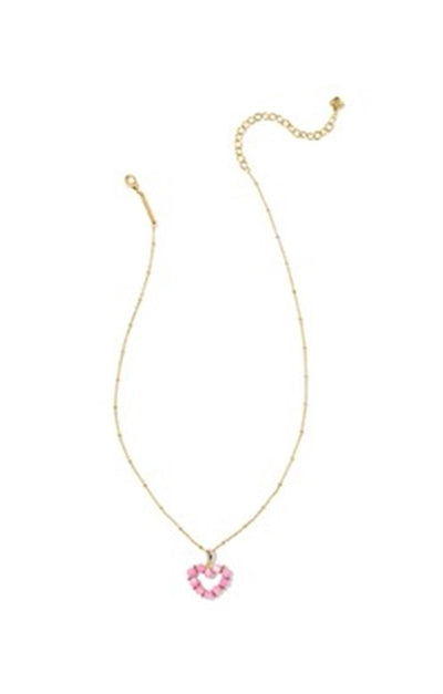 Gold Tone Necklace Featuring Blush Ivory Mother of Pearl by Kendra Scott