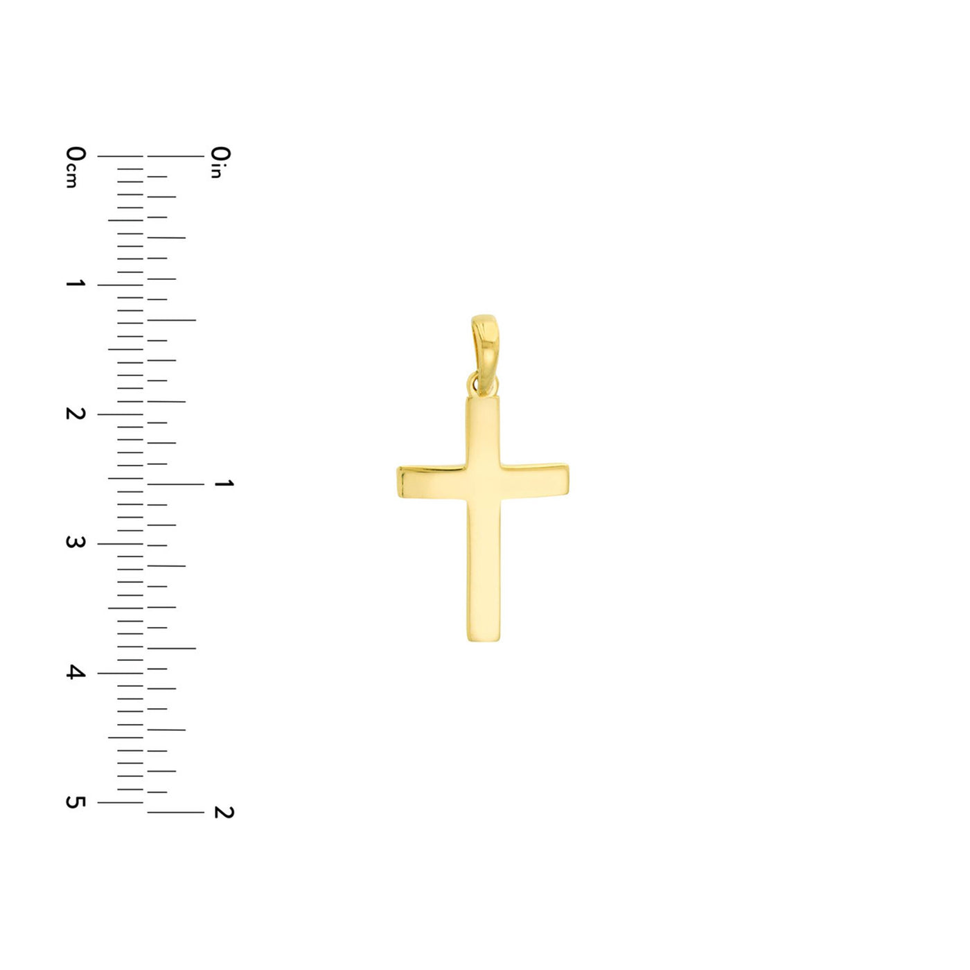14K Yellow Gold Cross