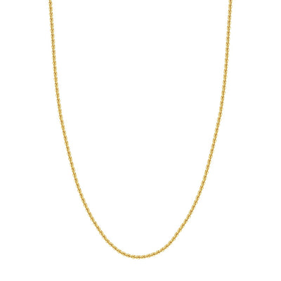 10K Yellow Gold 3mm 20" Rope Chain