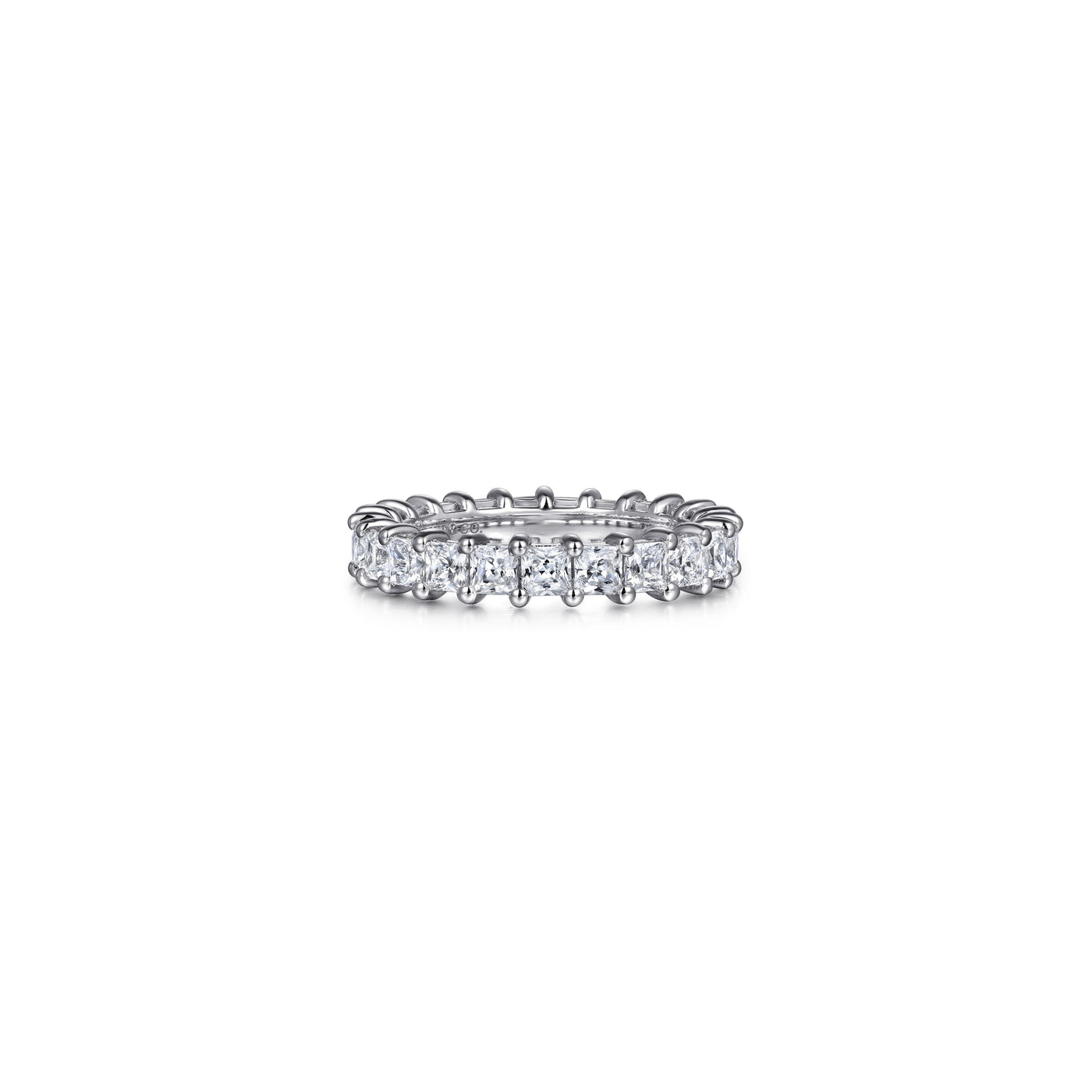 Gabriel 14K White Gold 2.40ctw Eternity Band Model